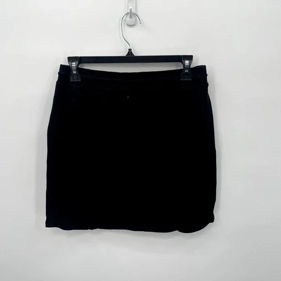 SUNDRY FOR EVEREVE Sunday Skirt with Bungee Drawcord in Black // 2 (M) - Picture 10 of 10